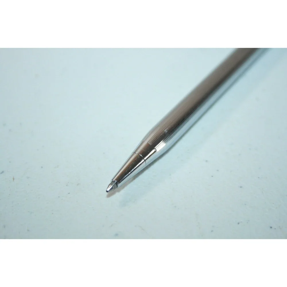 Vintage Cross Silver Chrome Ball Point Pen Personalized 